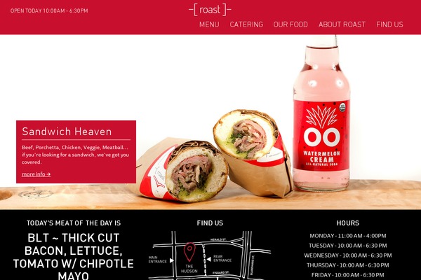 roastsandwichshop.com site used Roast