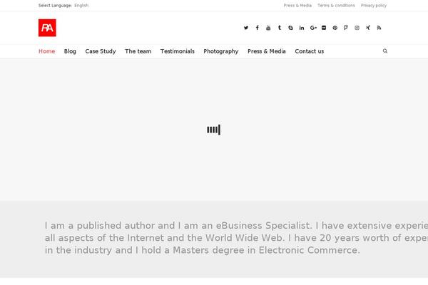 Cardinal Child theme site design template sample