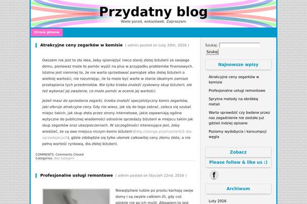 gitem theme site design template sample