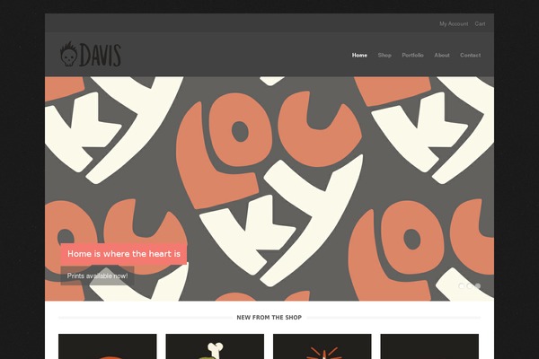Gather theme site design template sample