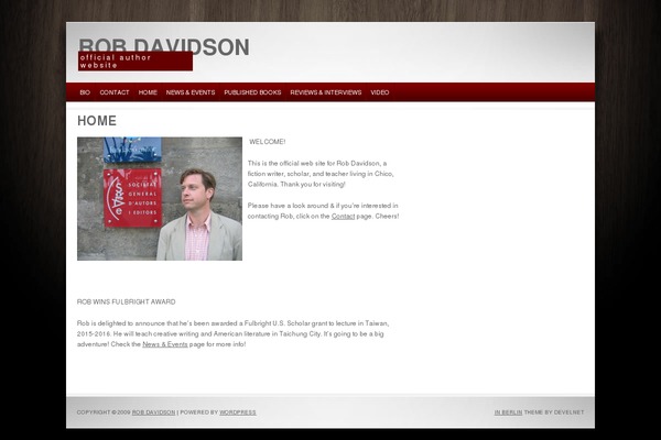 robdavidsonauthor.net site used in-berlin