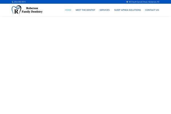 The7 Child theme site design template sample