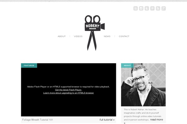 Site using FitVids for WordPress plugin