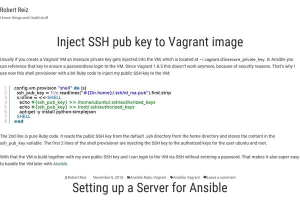 Site using SyntaxHighlighter Evolved plugin