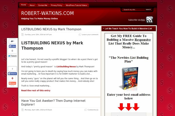 Site using Exit-cash-machine plugin