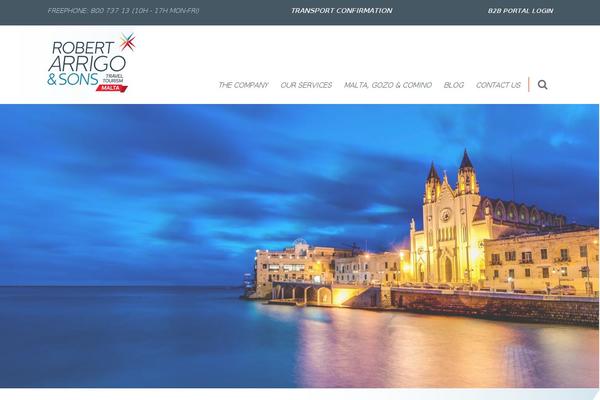 Cherry Framework theme site design template sample