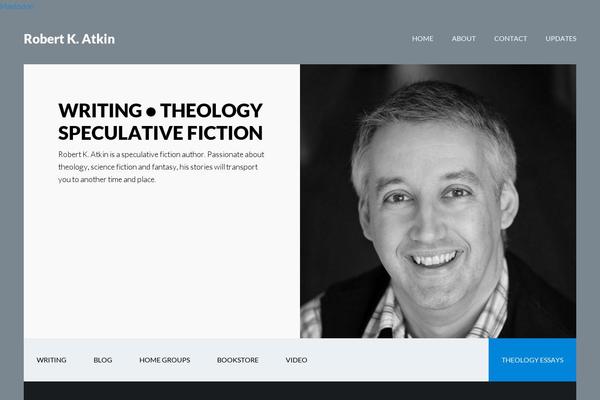 Author Pro theme site design template sample