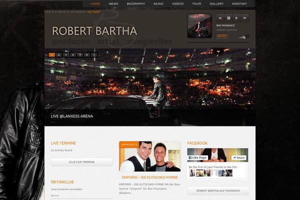 robertbartha.com site used Music