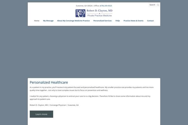 robertclaytonmd.com site used Terso