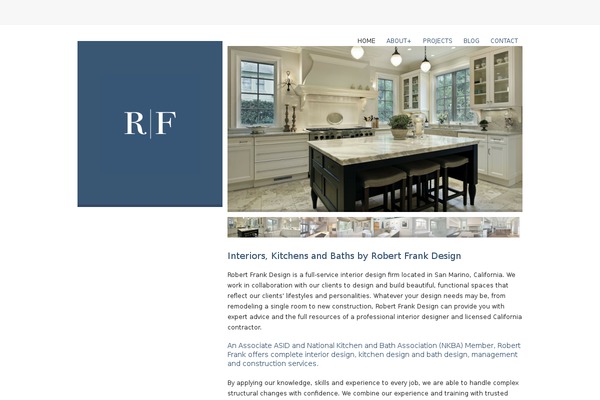 robertfrankdesign.com site used Onestudio