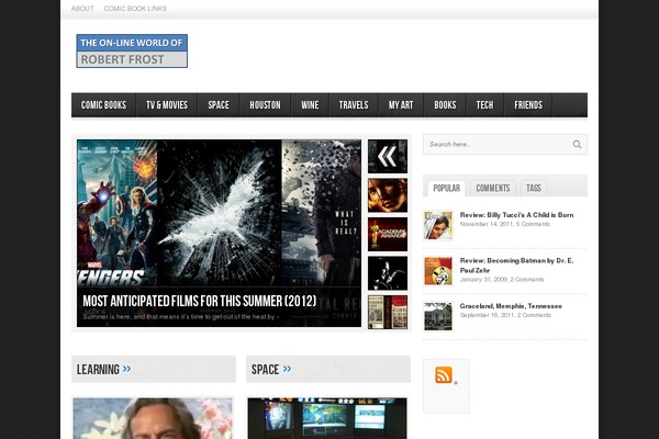 avenue theme site design template sample