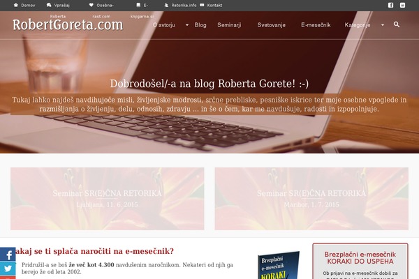 Site using Kadence-simple-share plugin