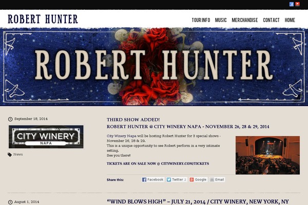 roberthunter.org site used Noisy