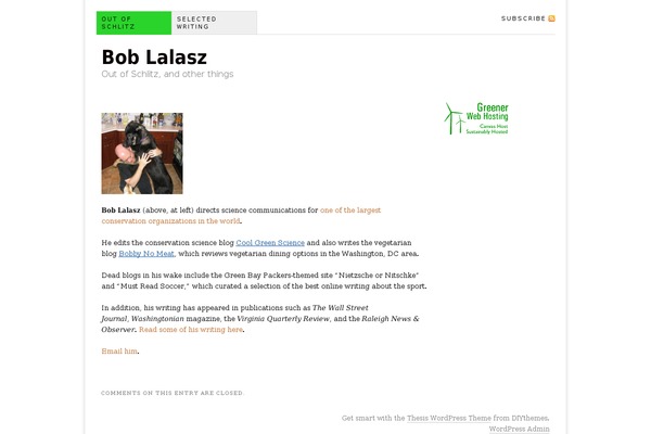 robertlalasz.com site used Thesis 1.6