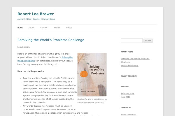 robertleebrewer.com site used Classic Artisan