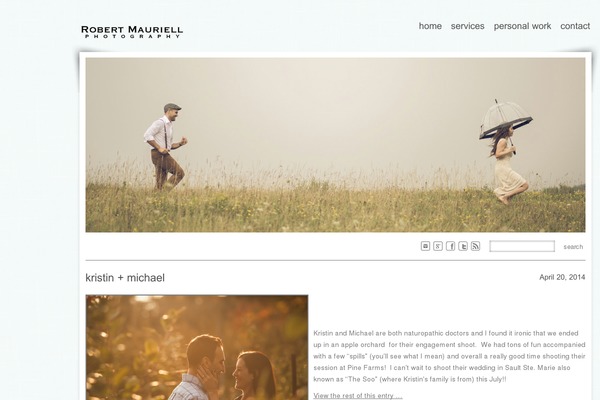robertmauriellphotography.com site used Thyme