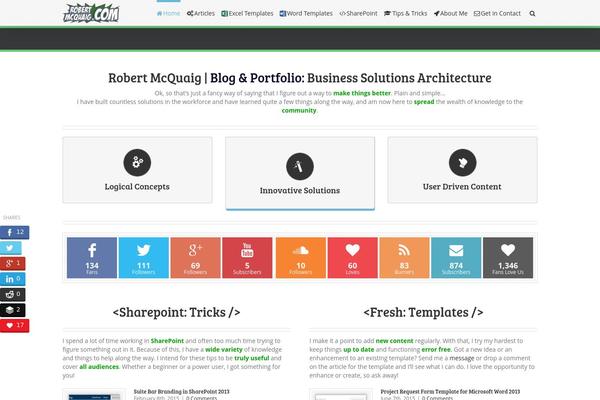 Avada theme site design template sample