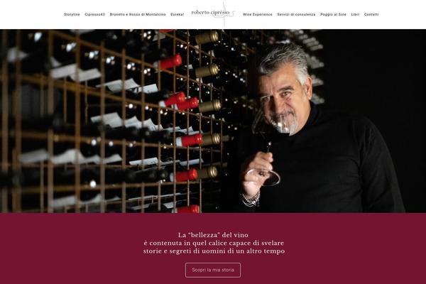 Vino theme site design template sample