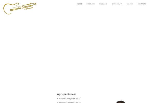 Larch theme site design template sample