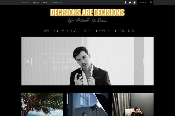 Simplemag theme site design template sample