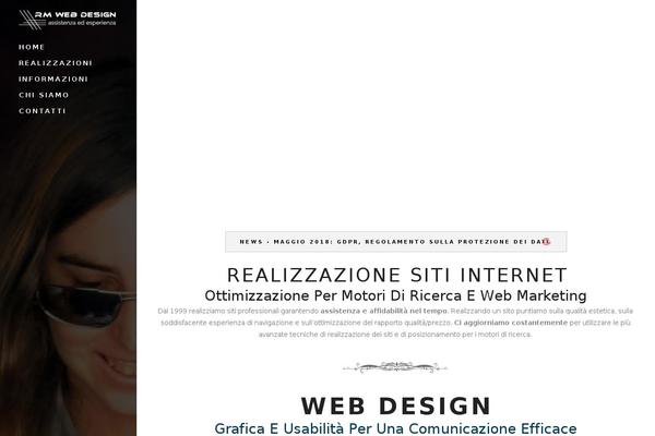 Borderland theme site design template sample
