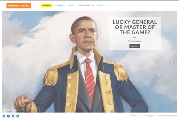 Fluxus theme site design template sample