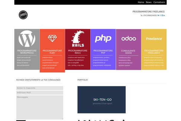 Elastico theme site design template sample
