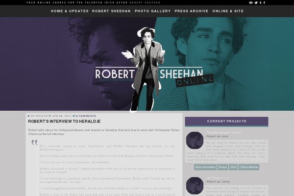 robertsheehan.org site used Rss