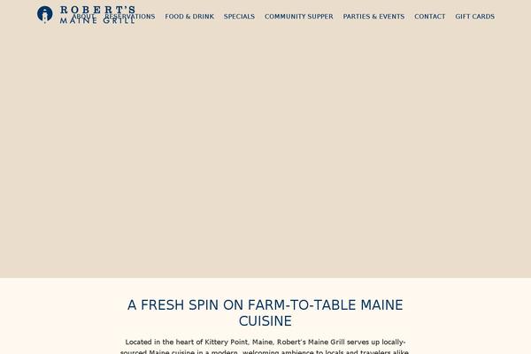 robertsmainegrill.com site used Roberts