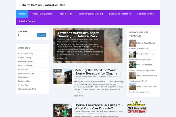 News Flash theme site design template sample