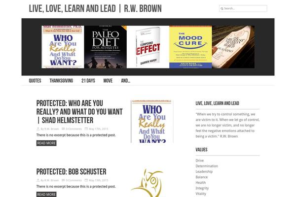 Easy Blog theme site design template sample