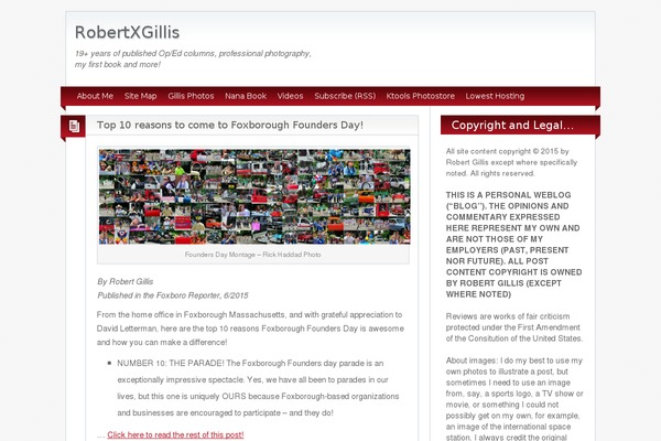 robertxgillis.com site used Newsup