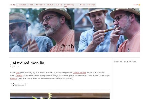 Site using Flickr Gallery plugin