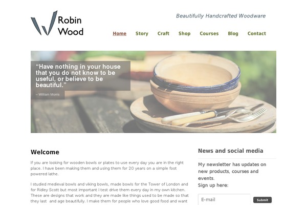 robin-wood.co.uk site used Sober