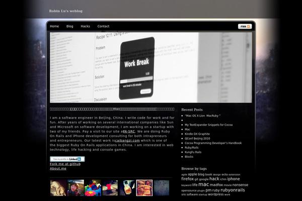 Pixeled theme site design template sample
