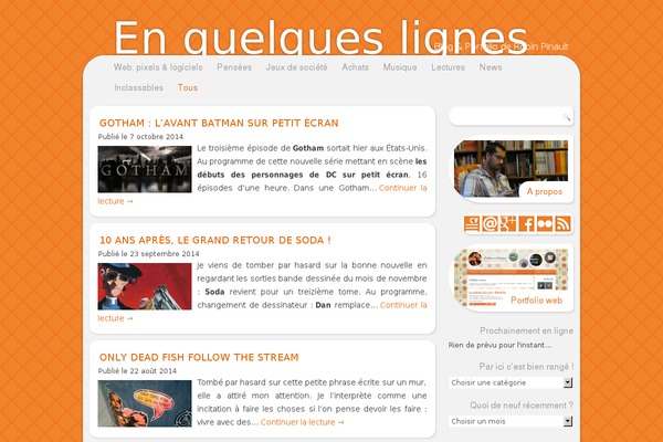 robinpinault.com site used Donovan