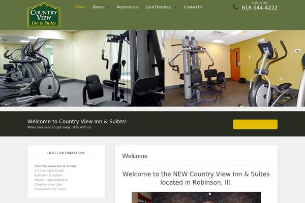 Resort theme site design template sample