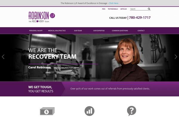 robinsonllp.com site used Robinson