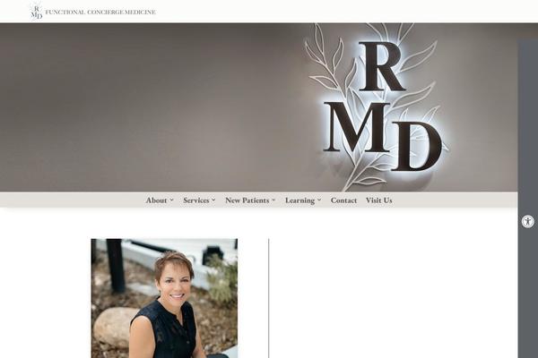 Divi Child theme site design template sample