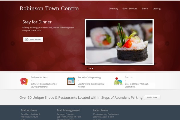 robinsontowncentre.com site used Zamagias