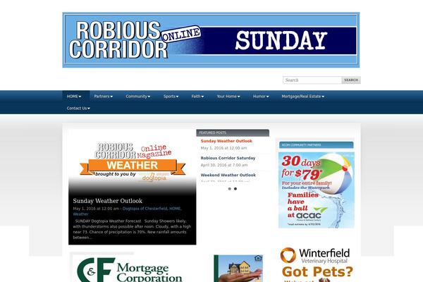 Sportpress theme site design template sample