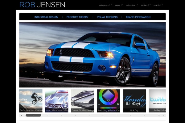 Modularity theme site design template sample