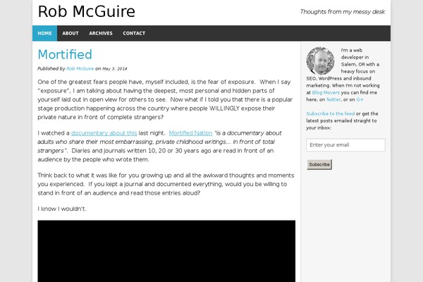 robmcguire.net site used Mcguire