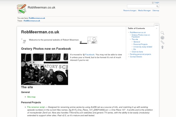 Site using EU Cookie Directive plugin