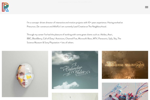 Semplice theme site design template sample
