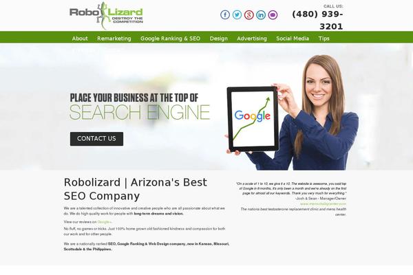 robolizard.com site used Robolizard