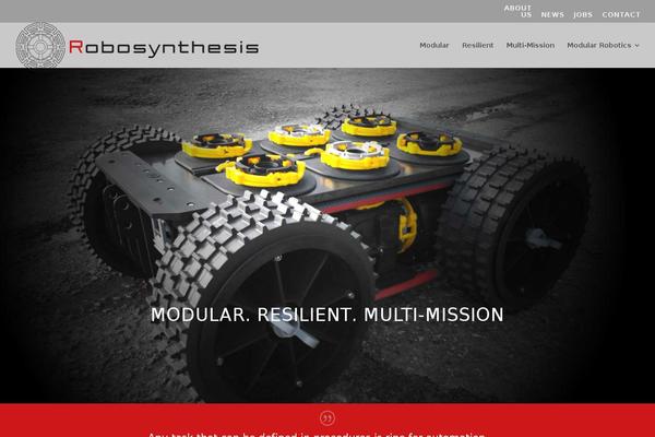 robosynthesis.com site used Divi-2-6-1