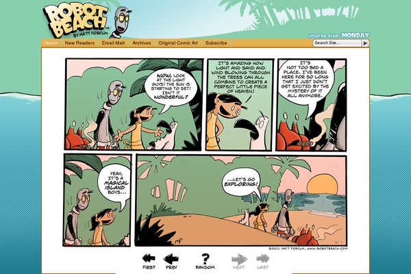 ComicPress theme site design template sample