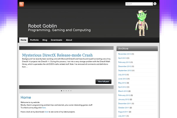 Site using FLV Embed plugin