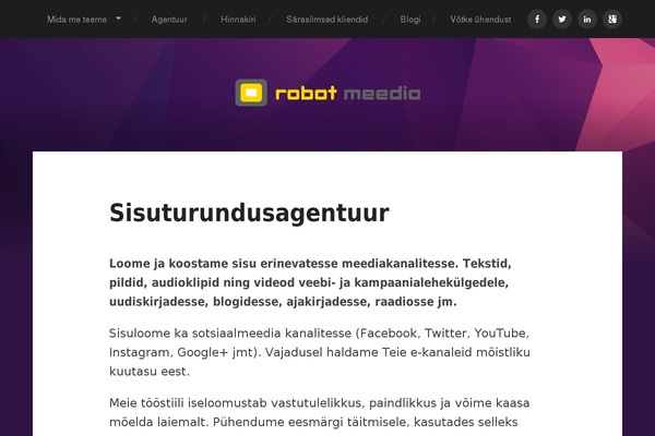 Site using WordPress Content Slide plugin